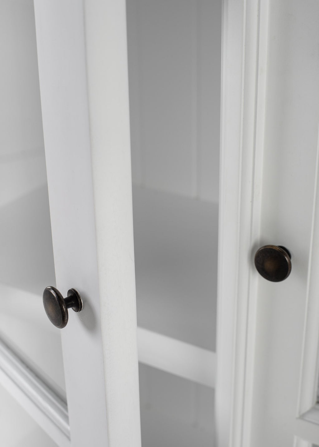 NovaSolo Provence Double Vitrine Display Cabinet, Classic White – view 8