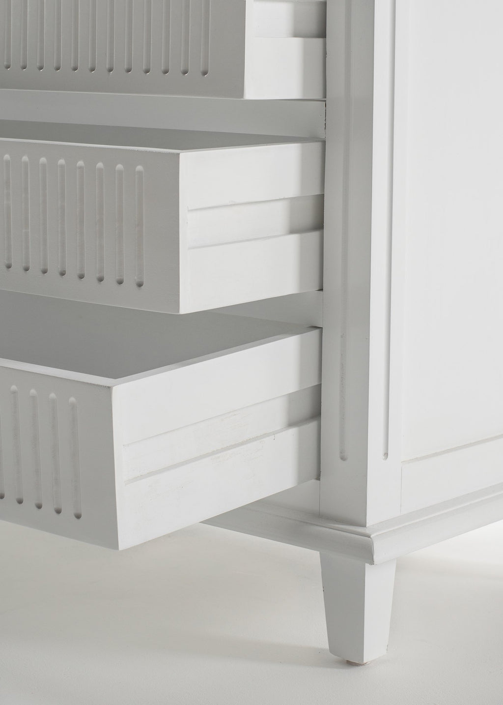 NovaSolo Skansen Bookcase with 3 Drawers, Classic White – view 8