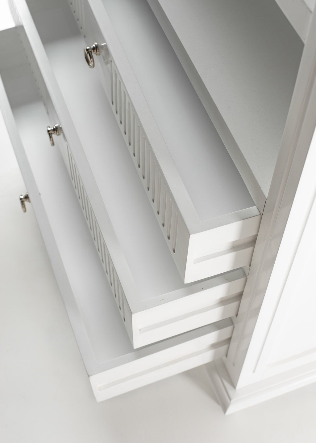 NovaSolo Skansen Bookcase with 3 Drawers, Classic White – view 9