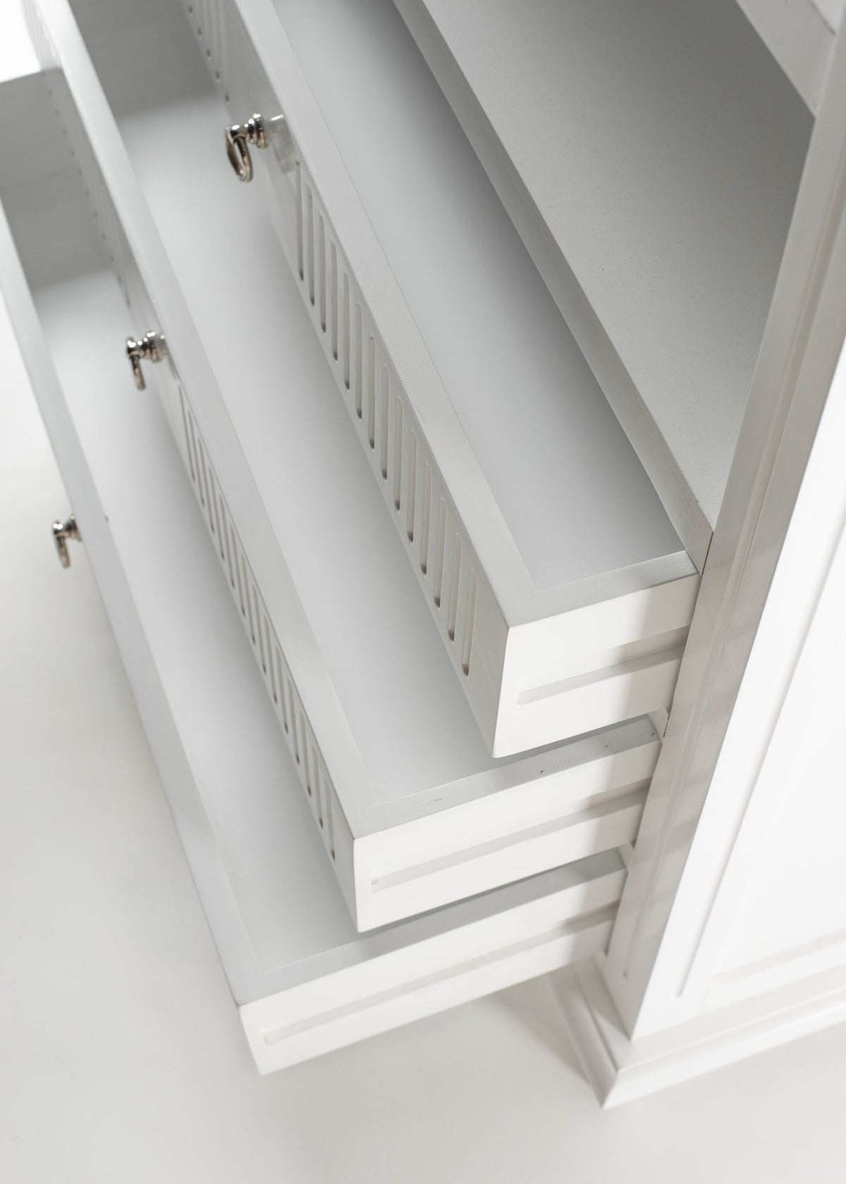 NovaSolo Skansen Bookcase with 3 Drawers, Classic White – view 9