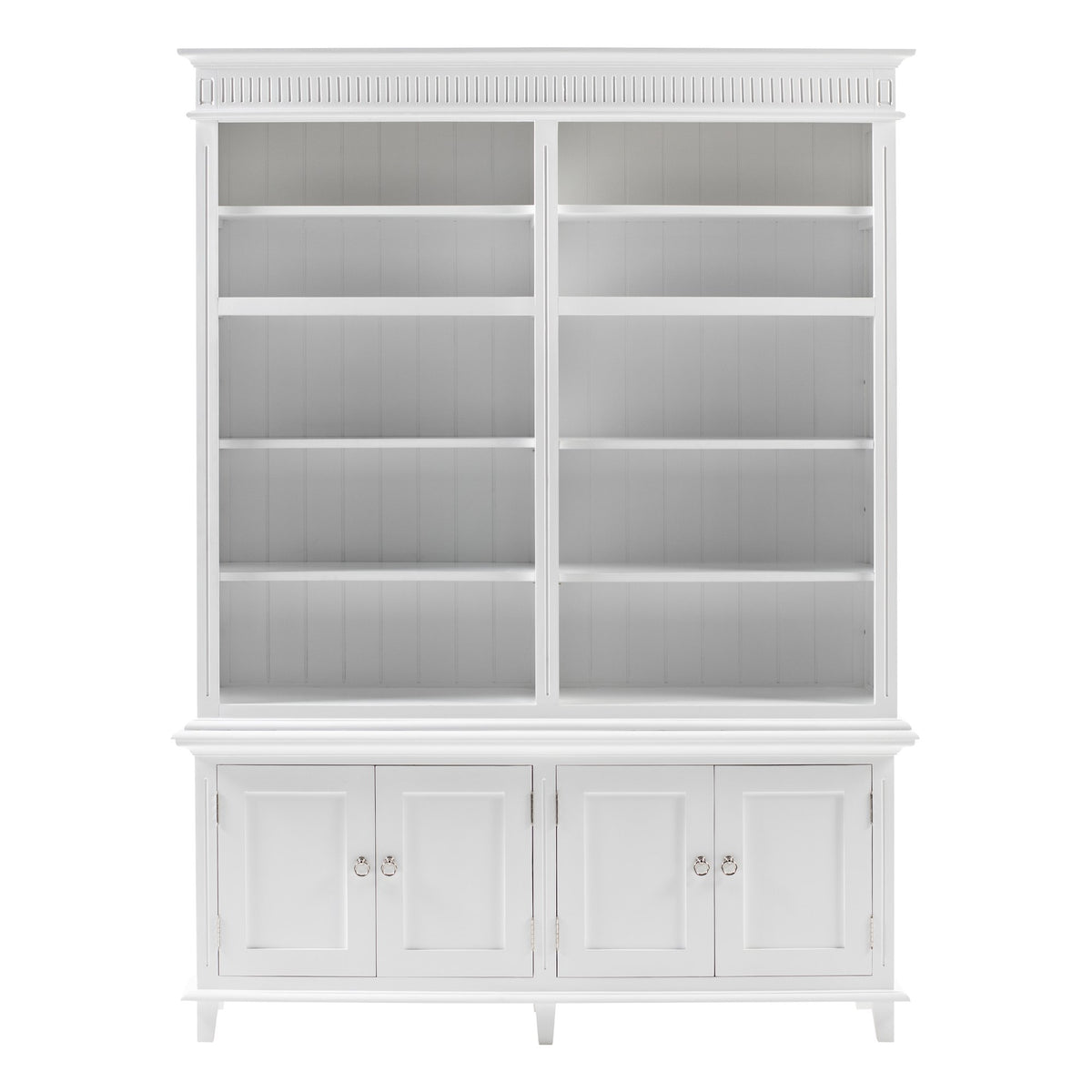 NovaSolo Skansen Double-Bay Hutch Unit, Classic White