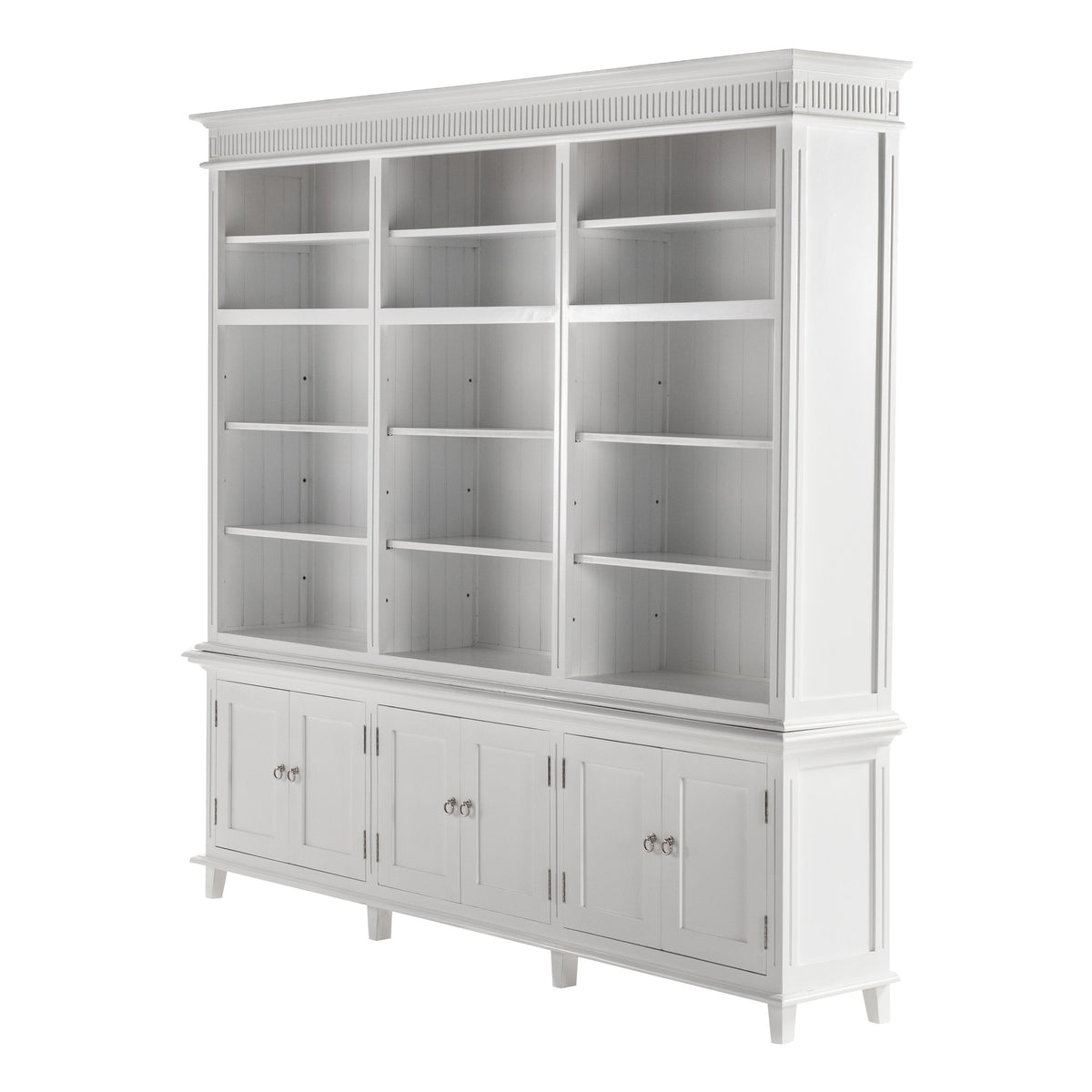 NovaSolo Skansen Triple-Bay Hutch Unit, Classic White – view 3