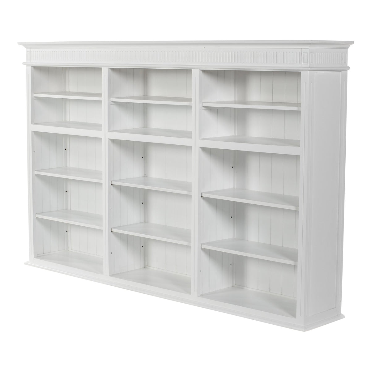 NovaSolo Skansen Triple-Bay Hutch Unit, Classic White – view 9