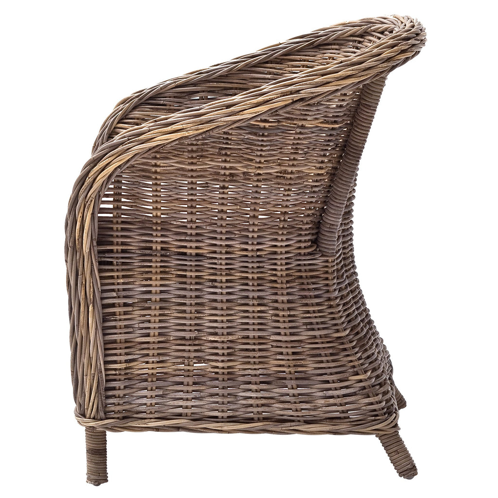 NovaSolo Wickerworks Bonsun Armchair (Set of 2) Dining Chair, Natural – view 3
