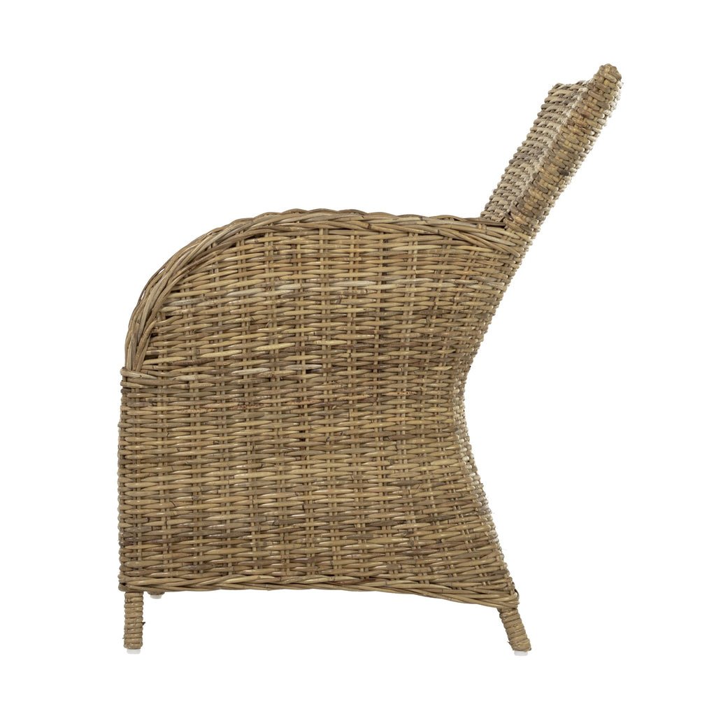 NovaSolo Wickerworks Rook Dining Chair (Set of 2), Natural – view 3