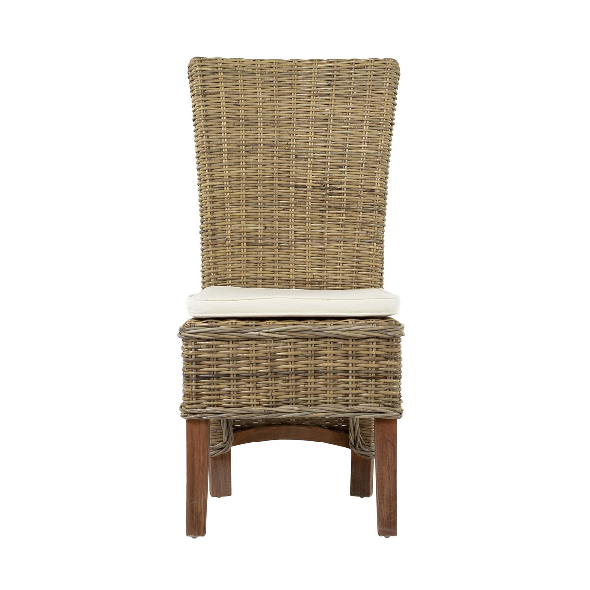 NovaSolo Wickerworks Salsa Dining Chair (Set of 2), Natural