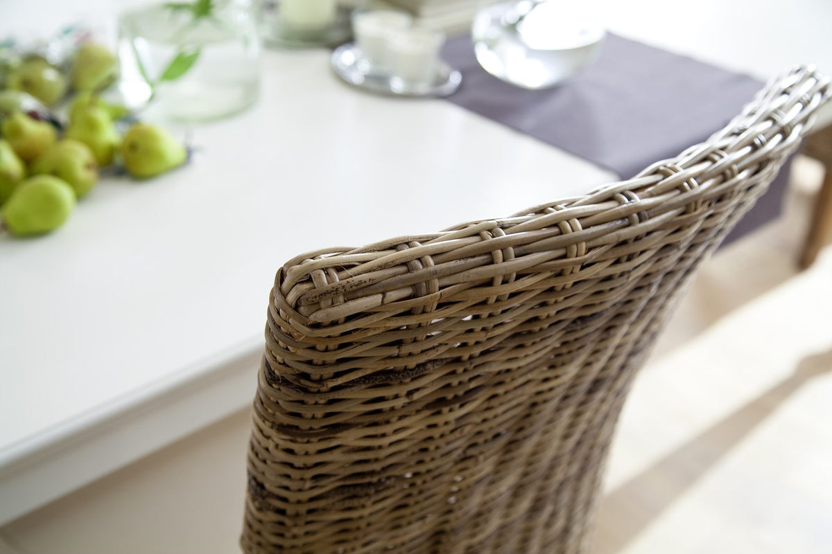NovaSolo Wickerworks Salsa Dining Chair (Set of 2), Natural – view 10