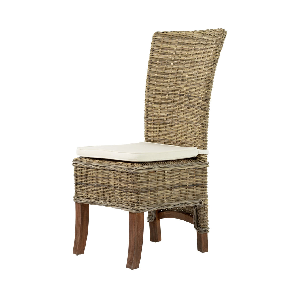 NovaSolo Wickerworks Salsa Dining Chair (Set of 2), Natural – view 2