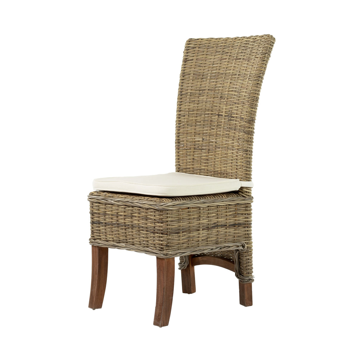 NovaSolo Wickerworks Salsa Dining Chair (Set of 2), Natural – view 2