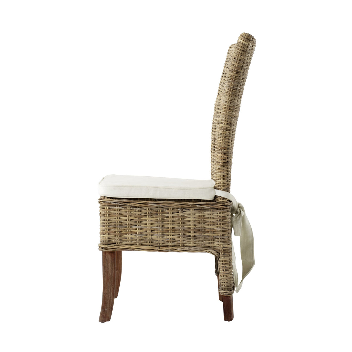 NovaSolo Wickerworks Salsa Dining Chair (Set of 2), Natural – view 3