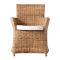 NovaSolo Wickerworks Bishop Dining Chair (Set of 2), Natural
