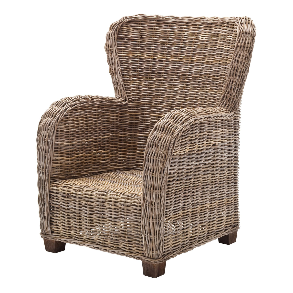 NovaSolo Wickerworks Queen Chair Dining Chair, Natural – view 4