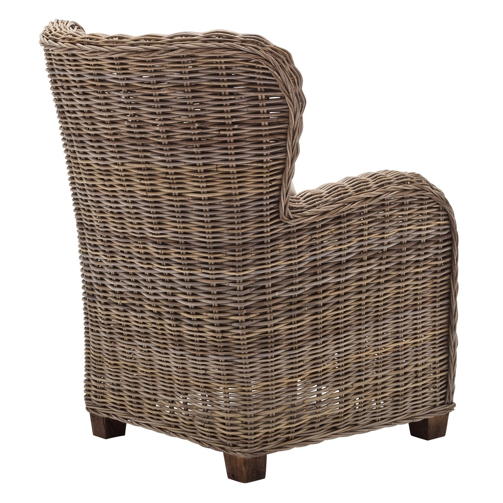 NovaSolo Wickerworks Queen Chair Dining Chair, Natural – view 7