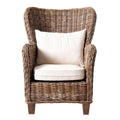 NovaSolo Wickerworks King Chair Dining Chair, Natural