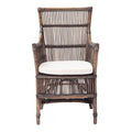 NovaSolo Wickerworks Duchess Chair (Set of 2) Dining Chair, Rustic