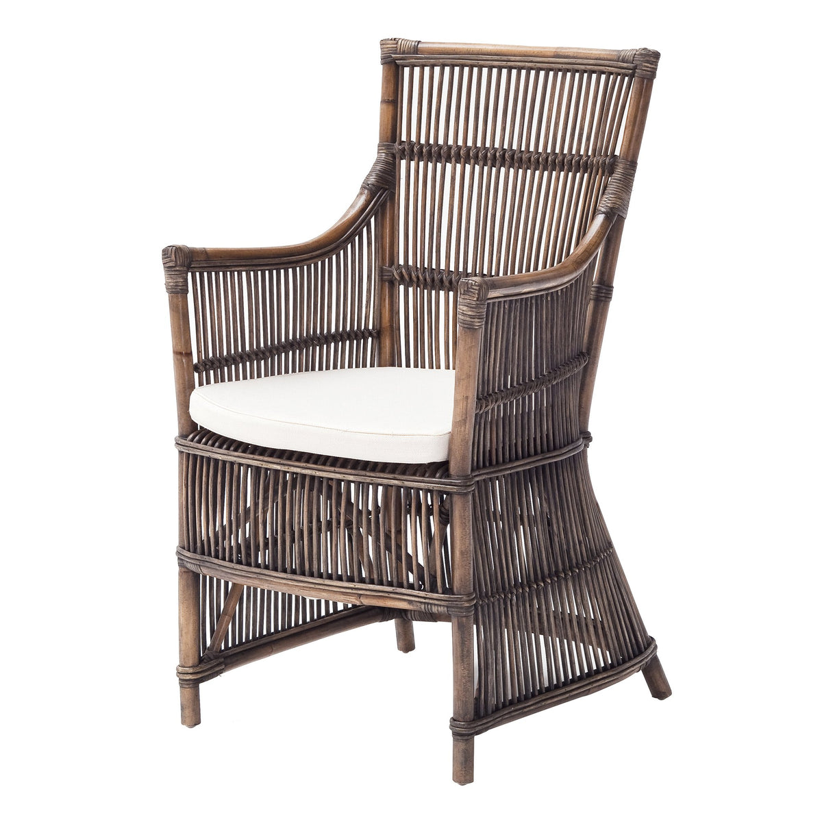 NovaSolo Wickerworks Duchess Chair (Set of 2) Dining Chair, Rustic – view 2