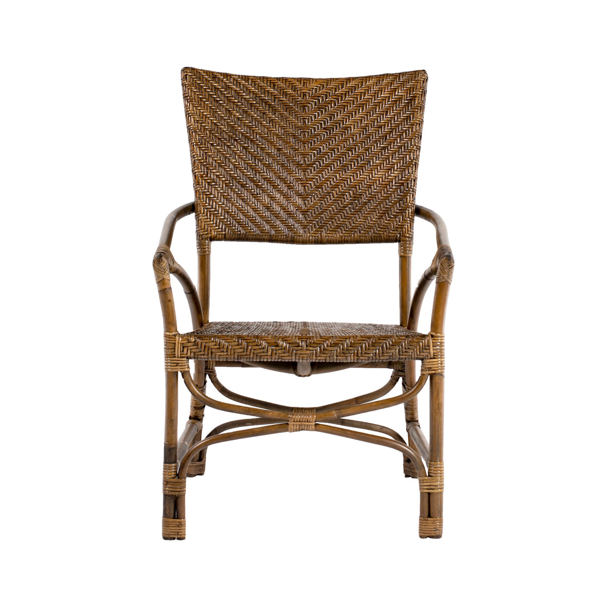 NovaSolo Wickerworks Jester Chair (Set of 2) Dining Chair, Rustic