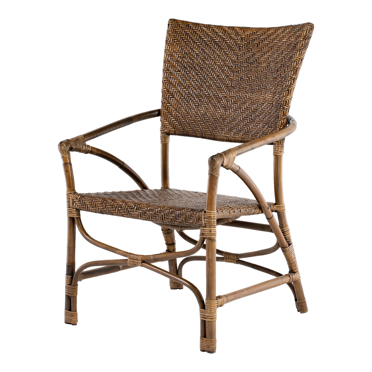 NovaSolo Wickerworks Jester Chair (Set of 2) Dining Chair, Rustic – view 2
