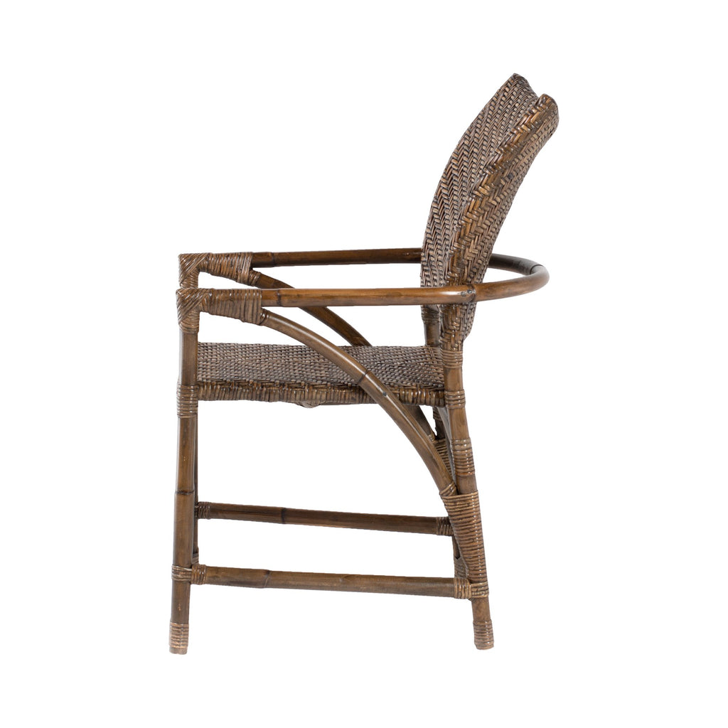 NovaSolo Wickerworks Countess Chair (Set of 2) Dining Chair, Rustic – view 3
