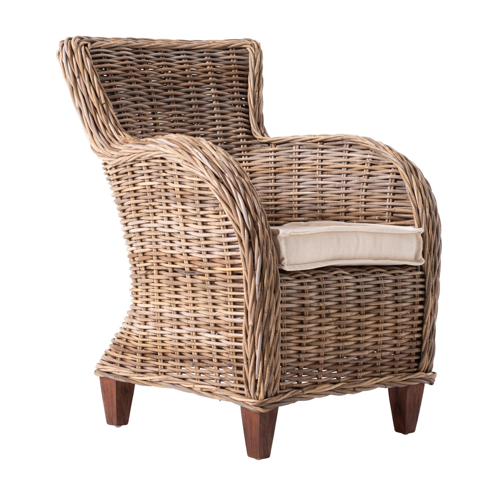 NovaSolo Wickerworks Baron Chair (Set of 2) Dining Chair, Natural – view 2