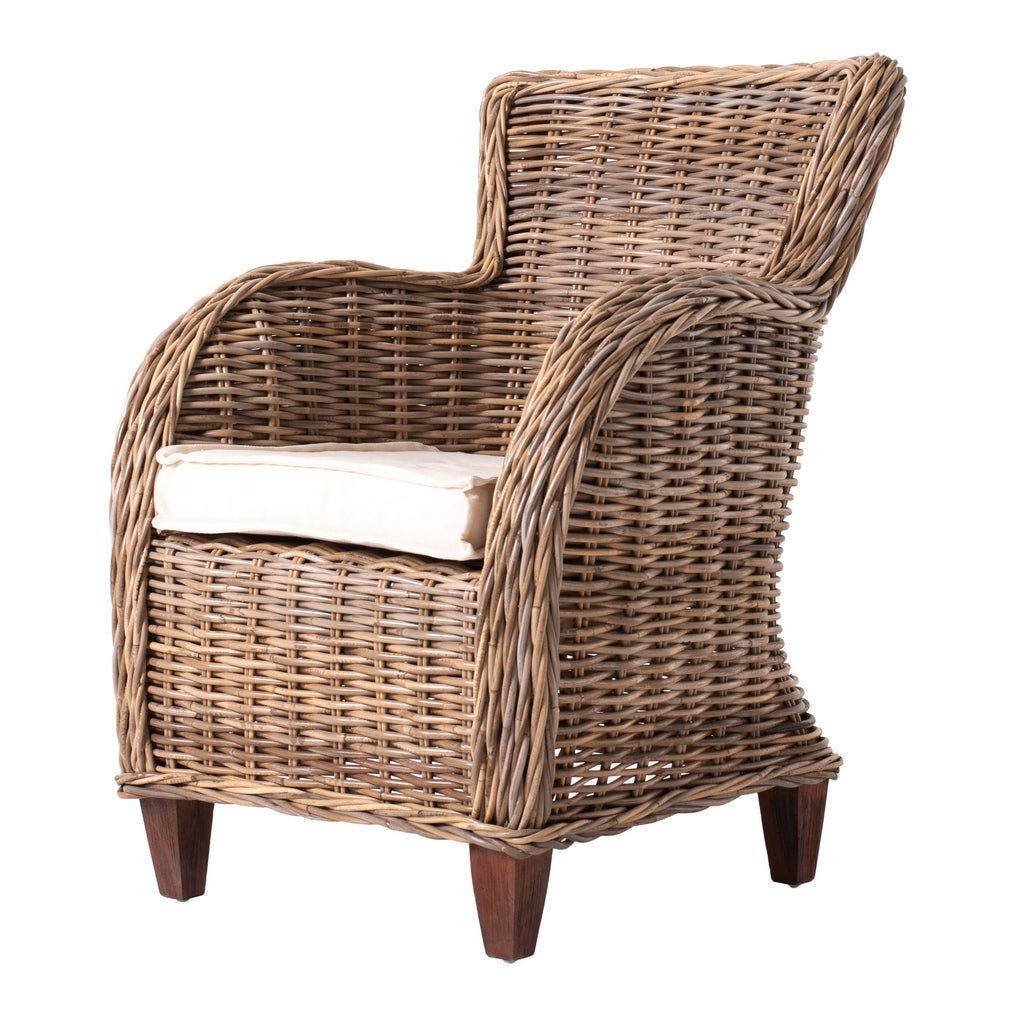 NovaSolo Wickerworks Baron Chair (Set of 2) Dining Chair, Natural – view 5
