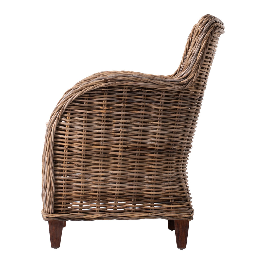NovaSolo Wickerworks Baron Chair (Set of 2) Dining Chair, Natural – view 6