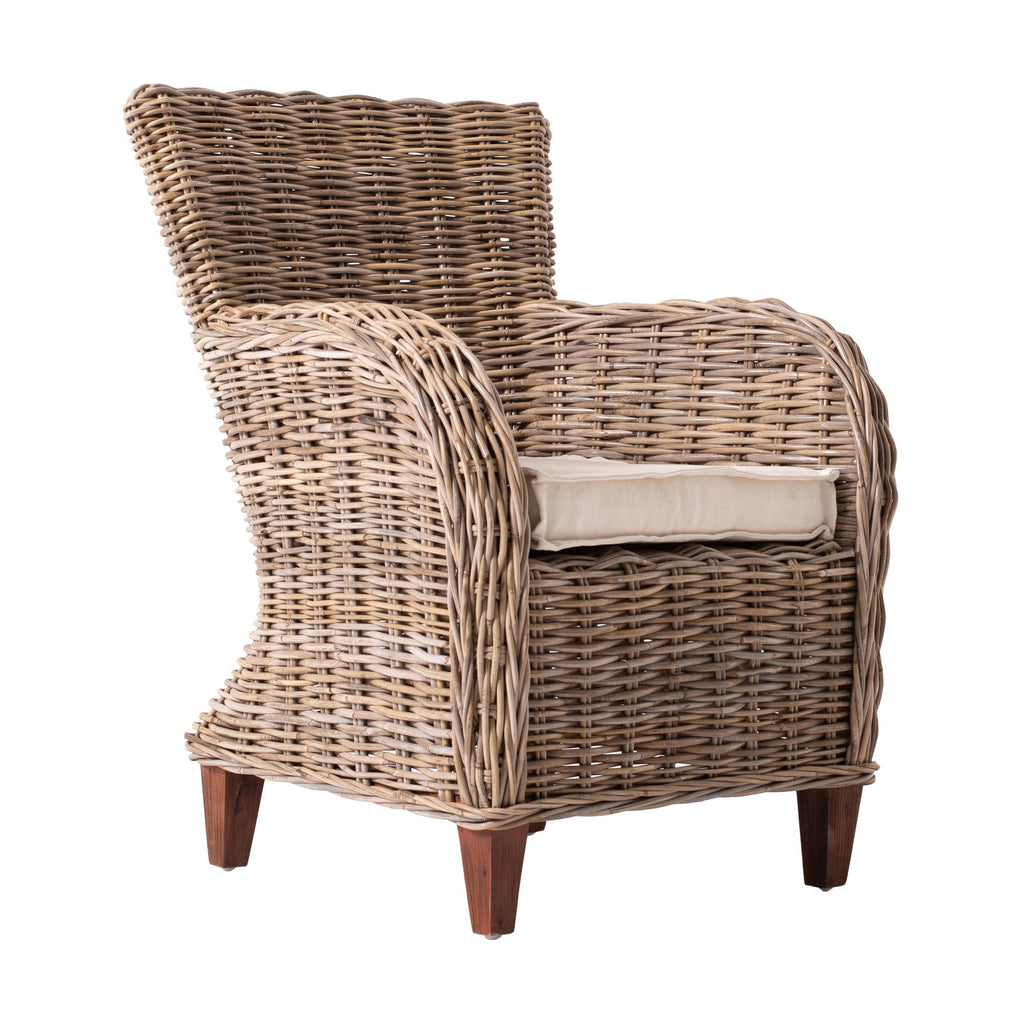 NovaSolo Wickerworks Baroness Chair (Set of 2) Dining Chair, Natural – view 2