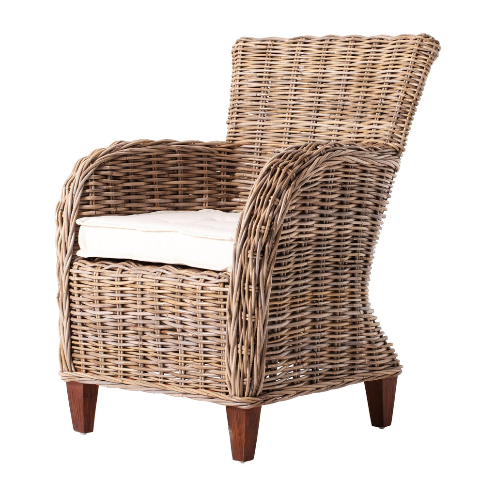 NovaSolo Wickerworks Baroness Chair (Set of 2) Dining Chair, Natural – view 5