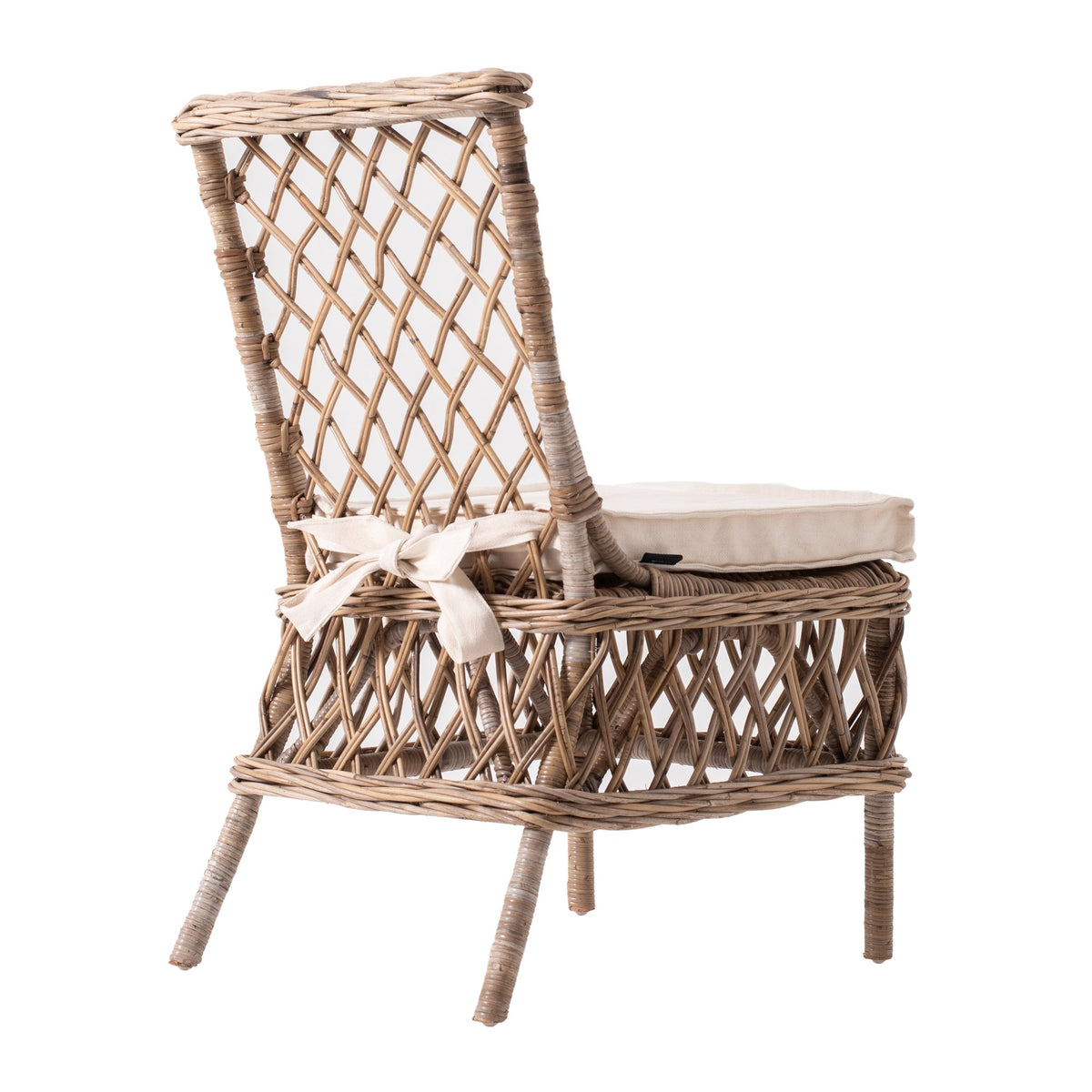 NovaSolo Wickerworks Aristocrat Side Chair (Set of 2) Dining Chair, Natural – view 4