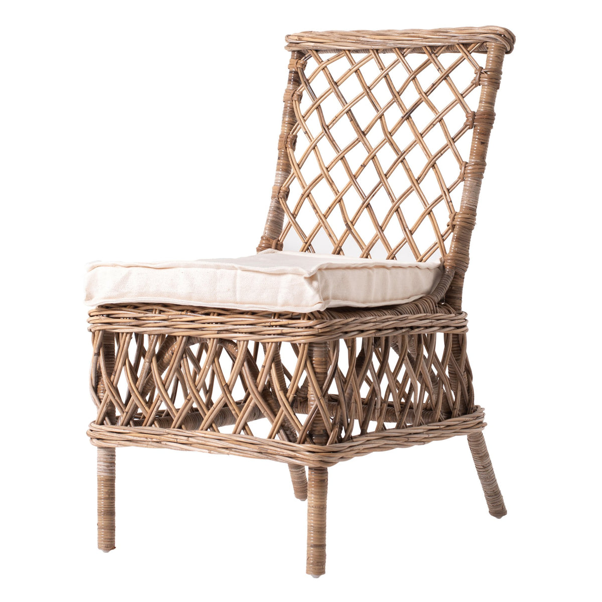 NovaSolo Wickerworks Aristocrat Side Chair (Set of 2) Dining Chair, Natural – view 5