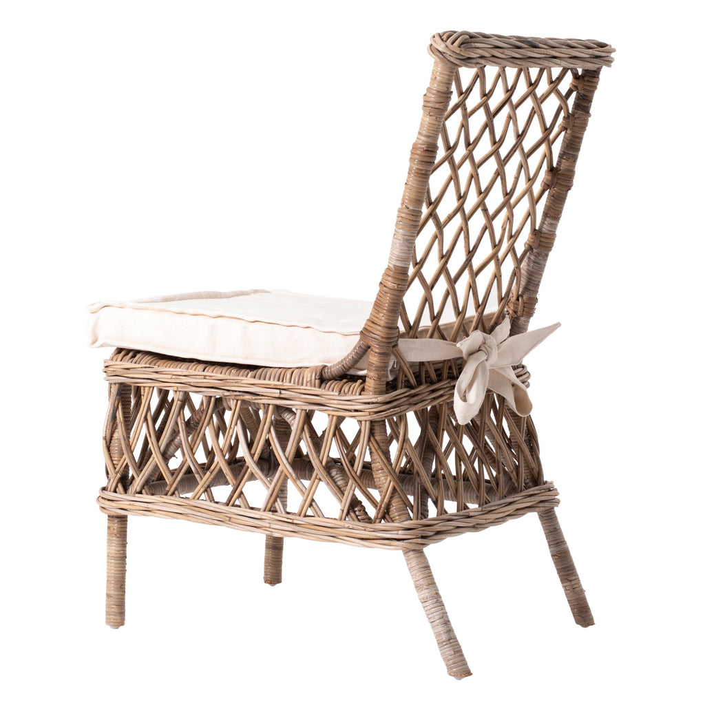 NovaSolo Wickerworks Aristocrat Side Chair (Set of 2) Dining Chair, Natural – view 7