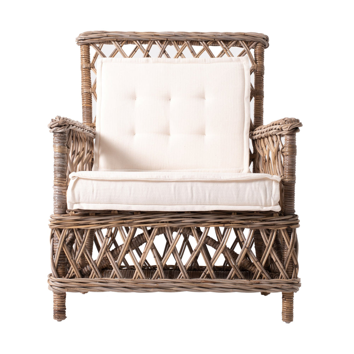 NovaSolo Wickerworks Marquis Chair (Set of 2) Dining Chair, Natural