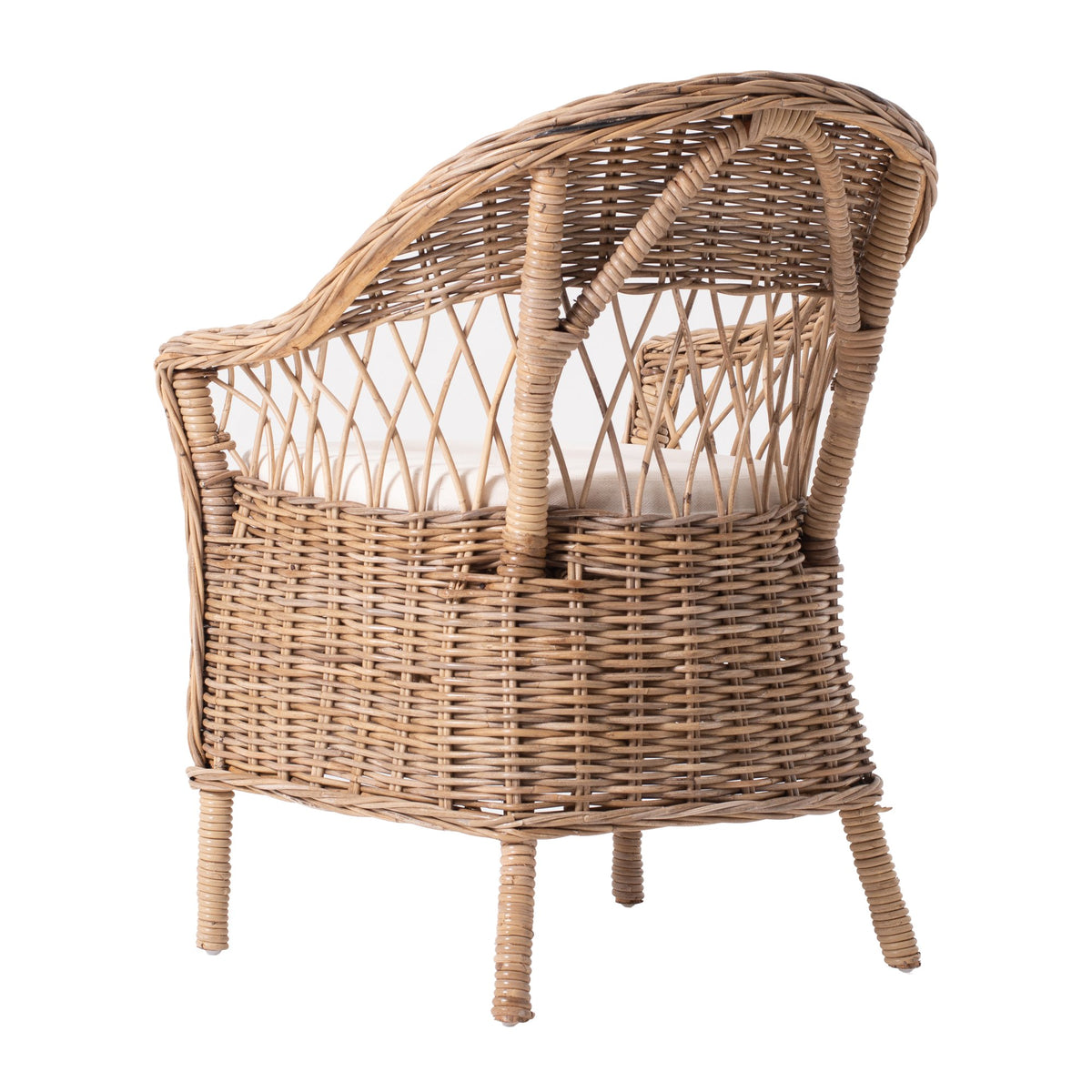NovaSolo Wickerworks Monarch Chair (Set of 2) Dining Chair, Natural – view 4