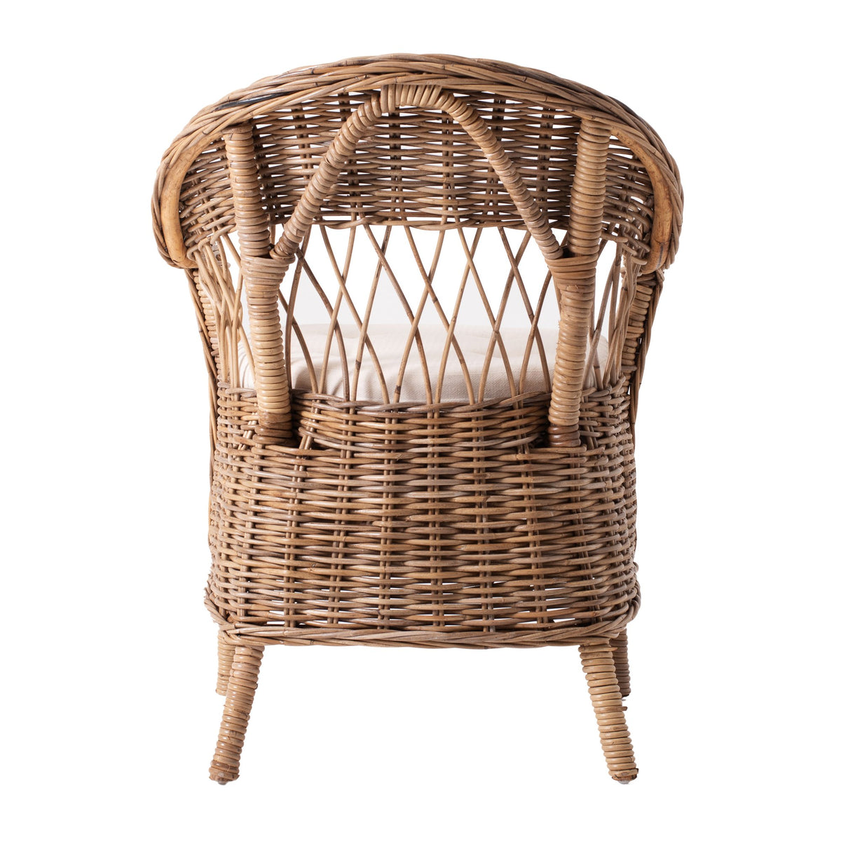 NovaSolo Wickerworks Monarch Chair (Set of 2) Dining Chair, Natural – view 7