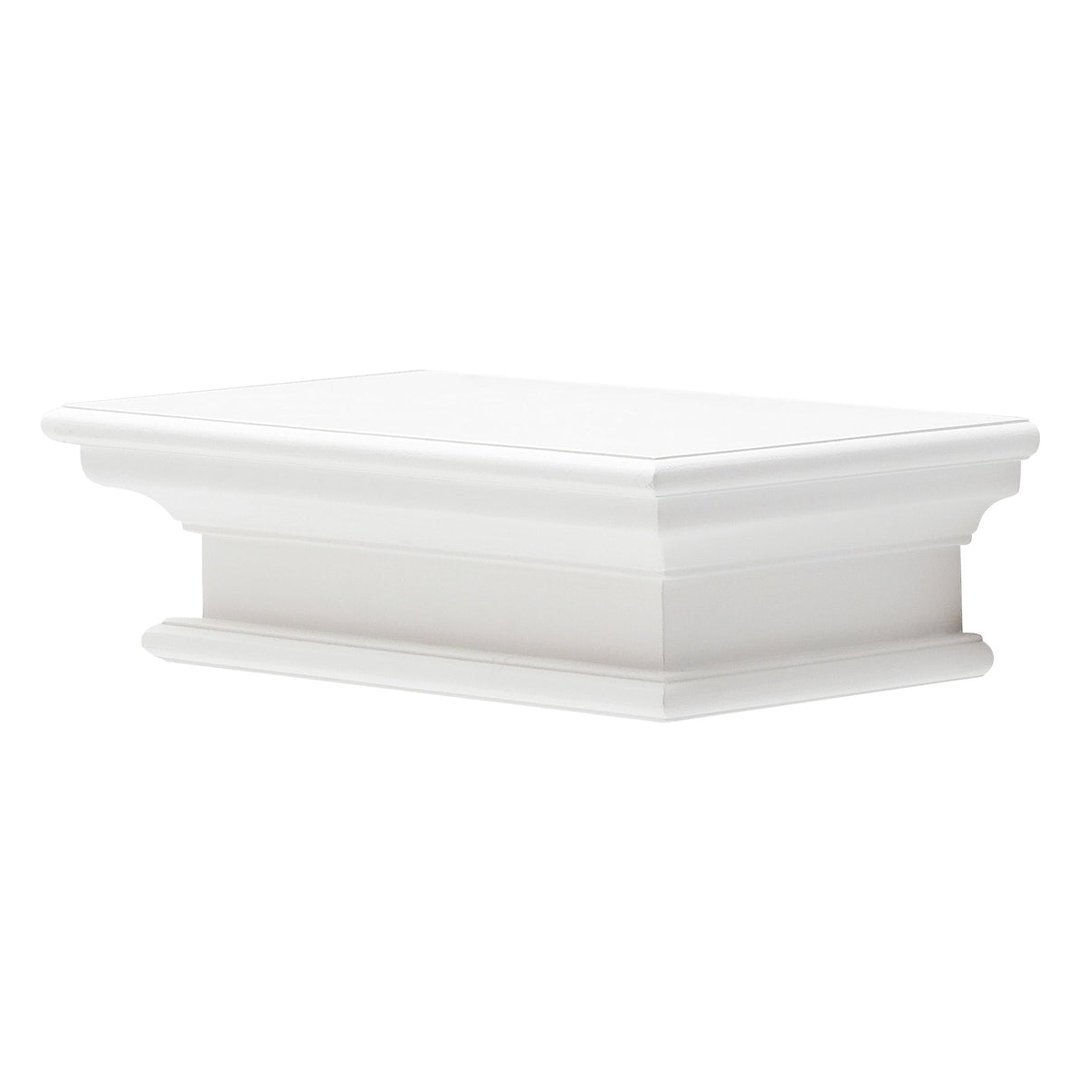 NovaSolo Halifax Floating Wall Shelf, Short, Classic White – view 2