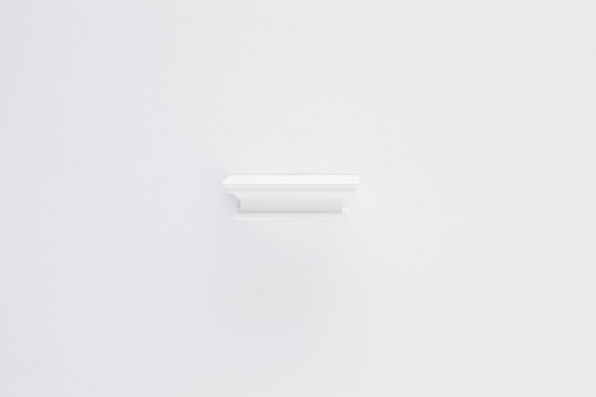 NovaSolo Halifax Floating Wall Shelf, Short, Classic White – view 9