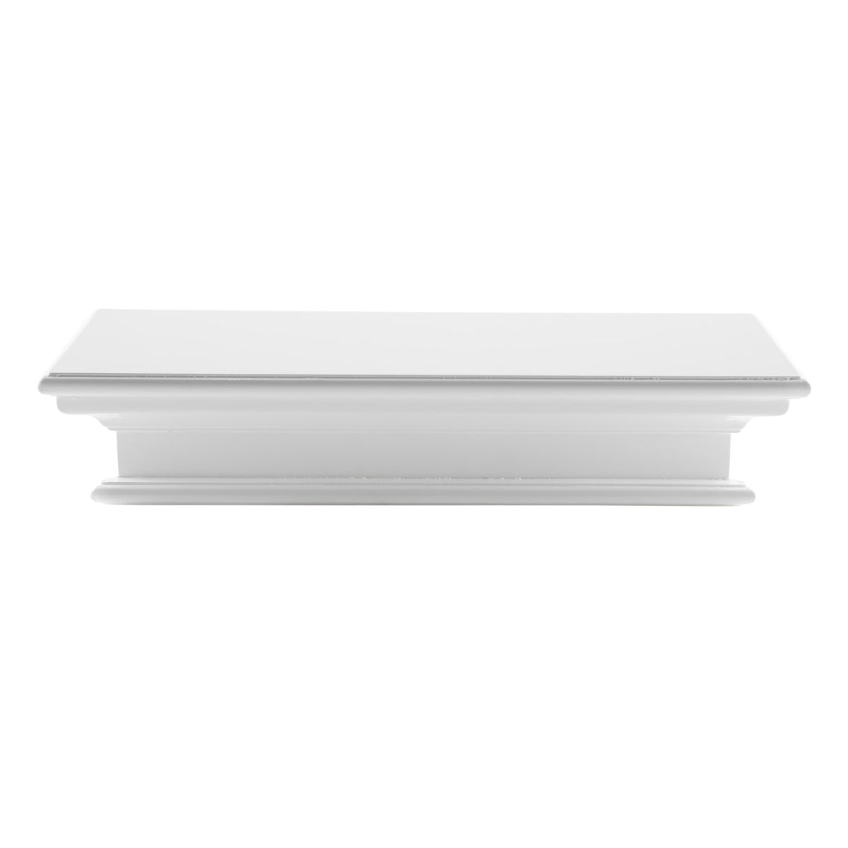 NovaSolo Halifax Floating Wall Shelf, Medium, Classic White