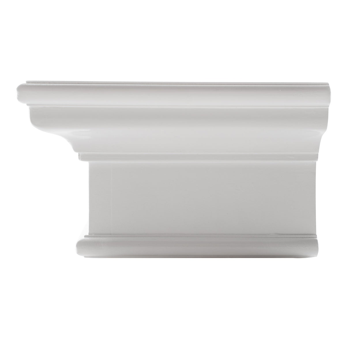 NovaSolo Halifax Floating Wall Shelf, Long, Classic White – view 3