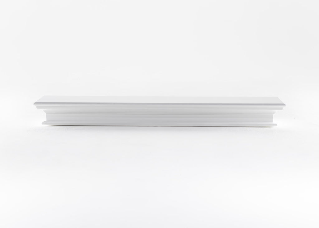 NovaSolo Halifax Floating Wall Shelf, Extra Long, Classic White – view 10