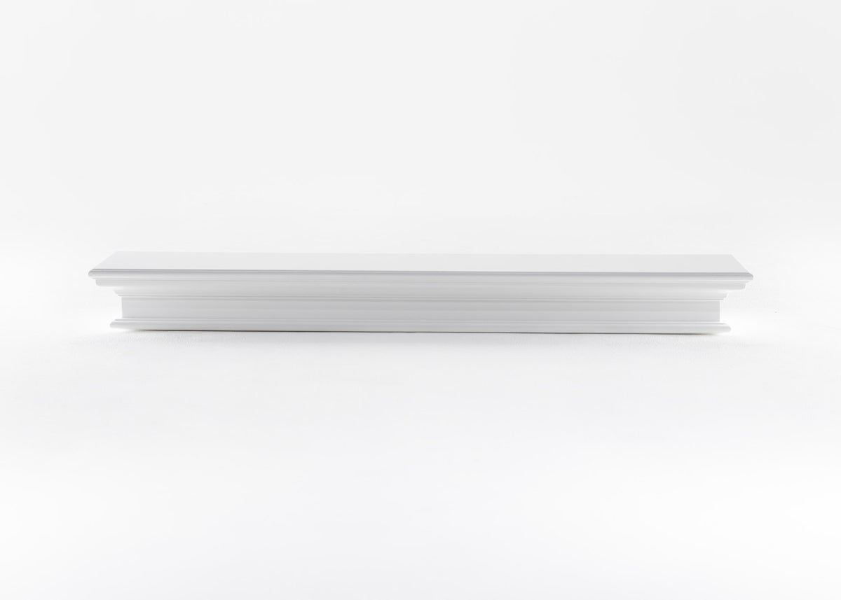 NovaSolo Halifax Floating Wall Shelf, Extra Long, Classic White – view 10