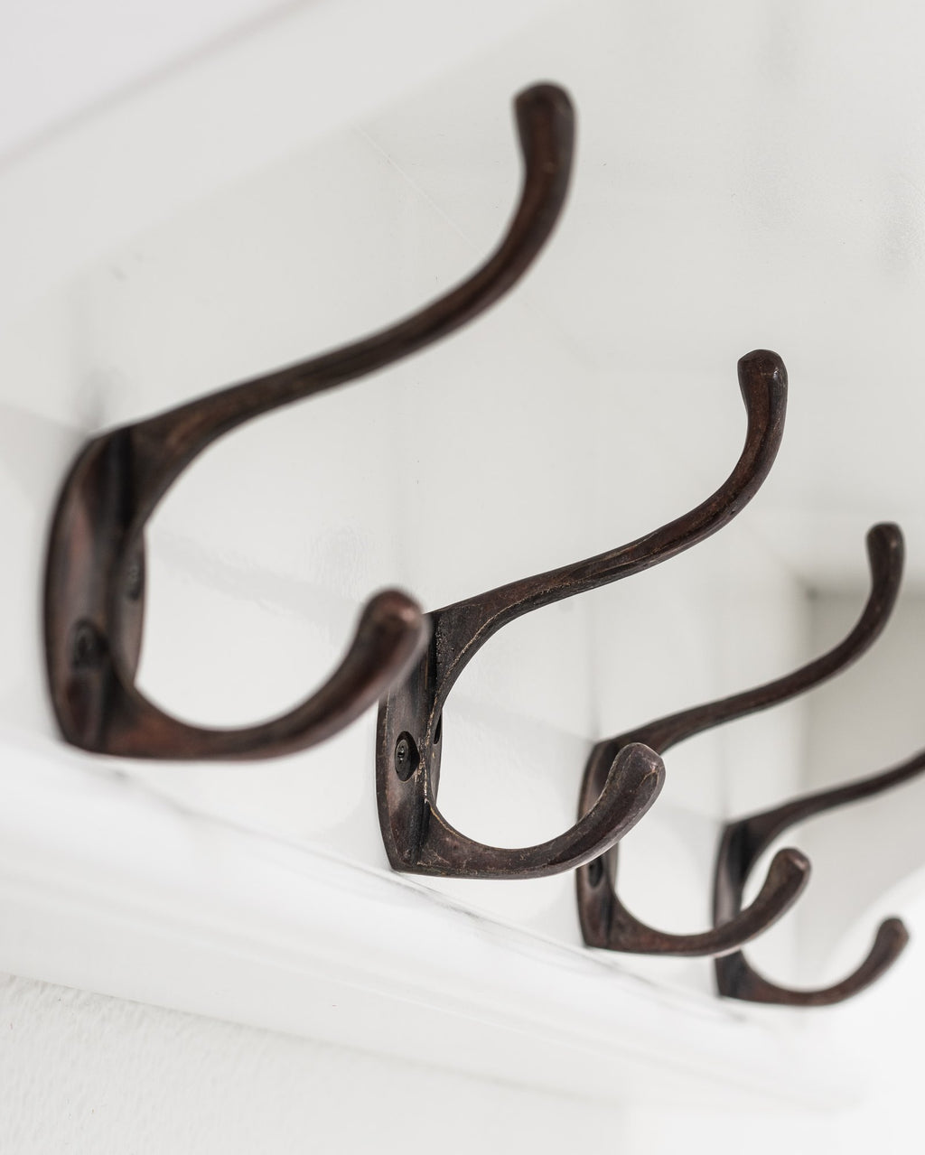 NovaSolo Halifax 8 Hook Coat Rack 130cm, Classic White – view 6