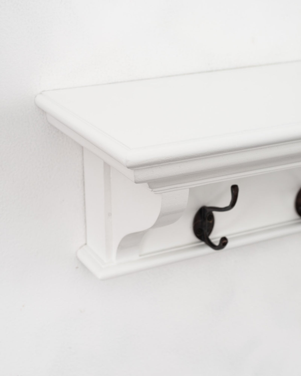 NovaSolo Halifax 8 Hook Coat Rack 130cm, Classic White – view 8