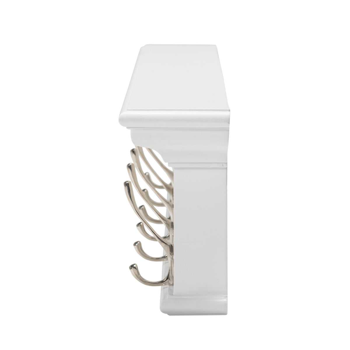 NovaSolo Skansen 6 Hook Coat Rack, Classic White – view 3
