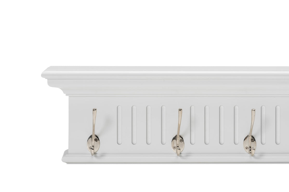 NovaSolo Skansen 6 Hook Coat Rack, Classic White – view 5