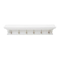 NovaSolo Skansen 6 Hook Coat Rack, Classic White