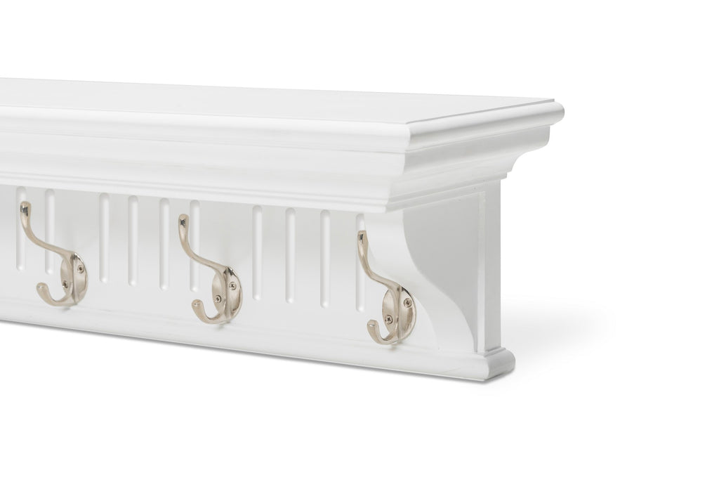 NovaSolo Skansen 6 Hook Coat Rack, Classic White – view 5