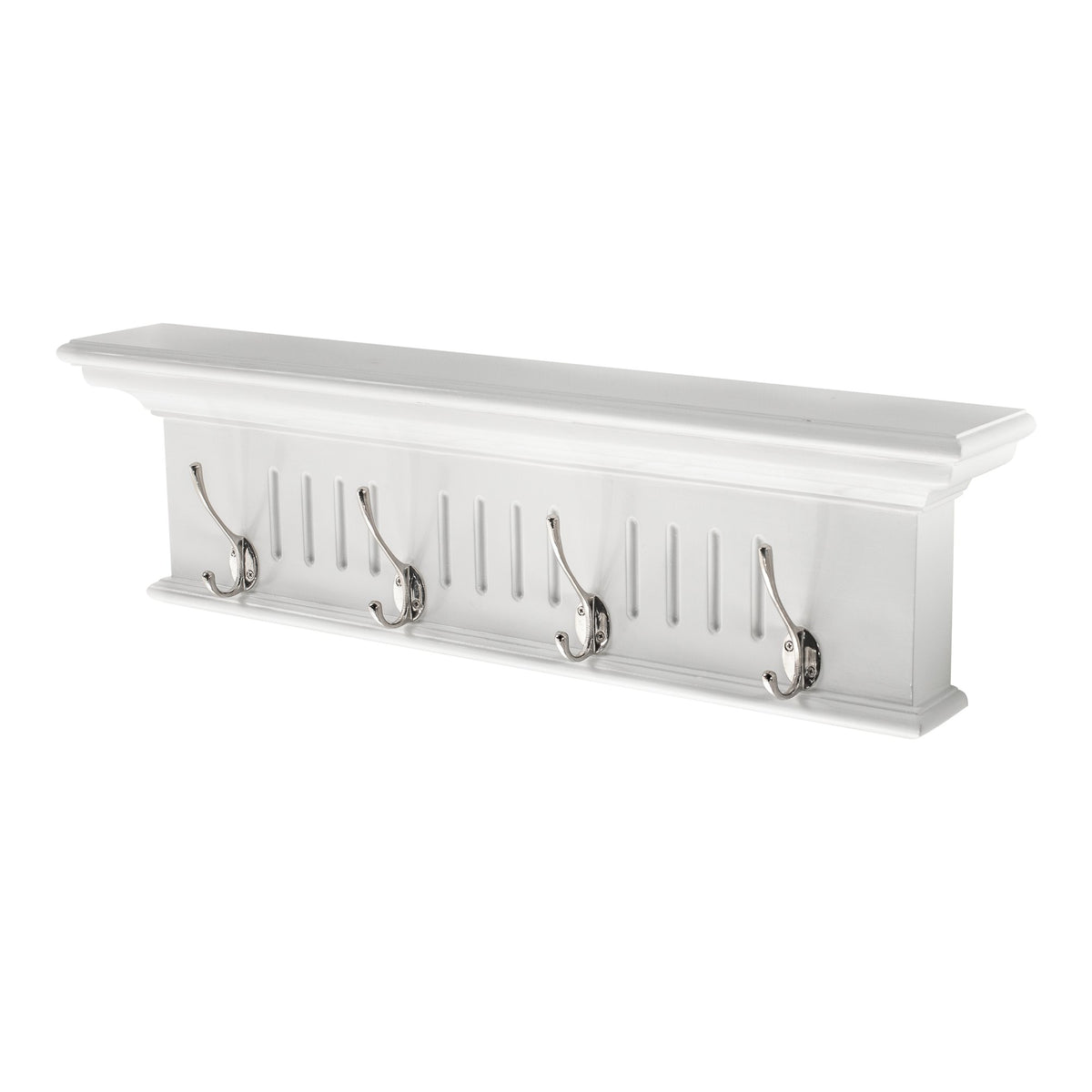 NovaSolo Skansen 4 Hook Coat Rack, Classic White – view 2