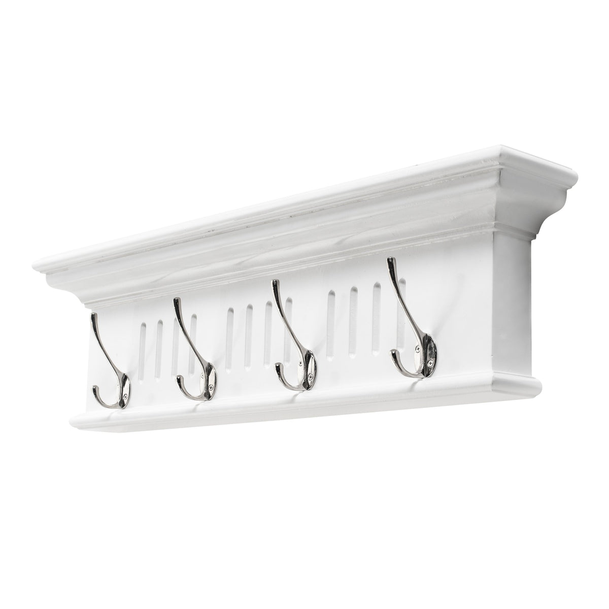 NovaSolo Skansen 4 Hook Coat Rack, Classic White – view 3