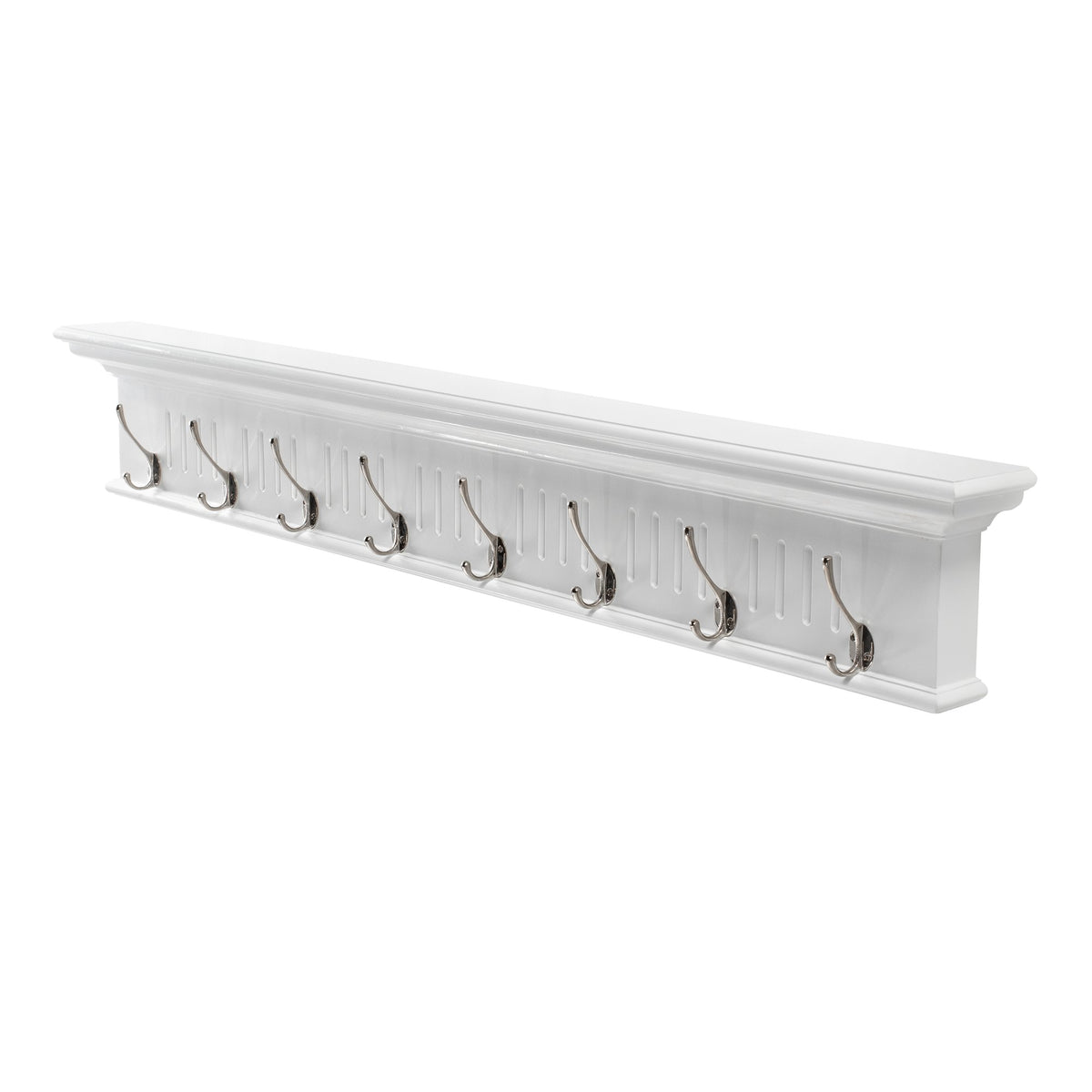 NovaSolo Skansen 8 Hook Coat Rack, Classic White – view 2
