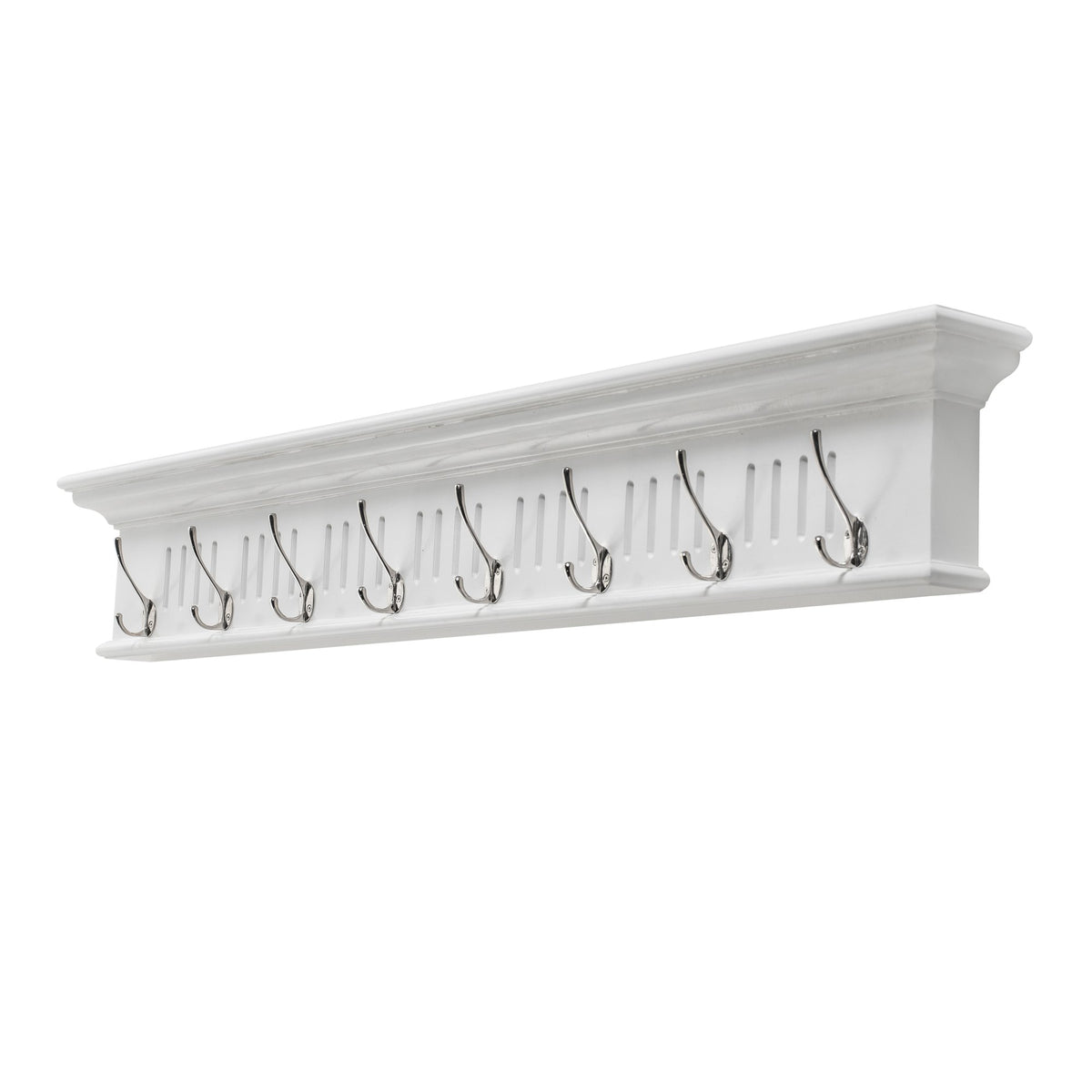 NovaSolo Skansen 8 Hook Coat Rack, Classic White – view 3